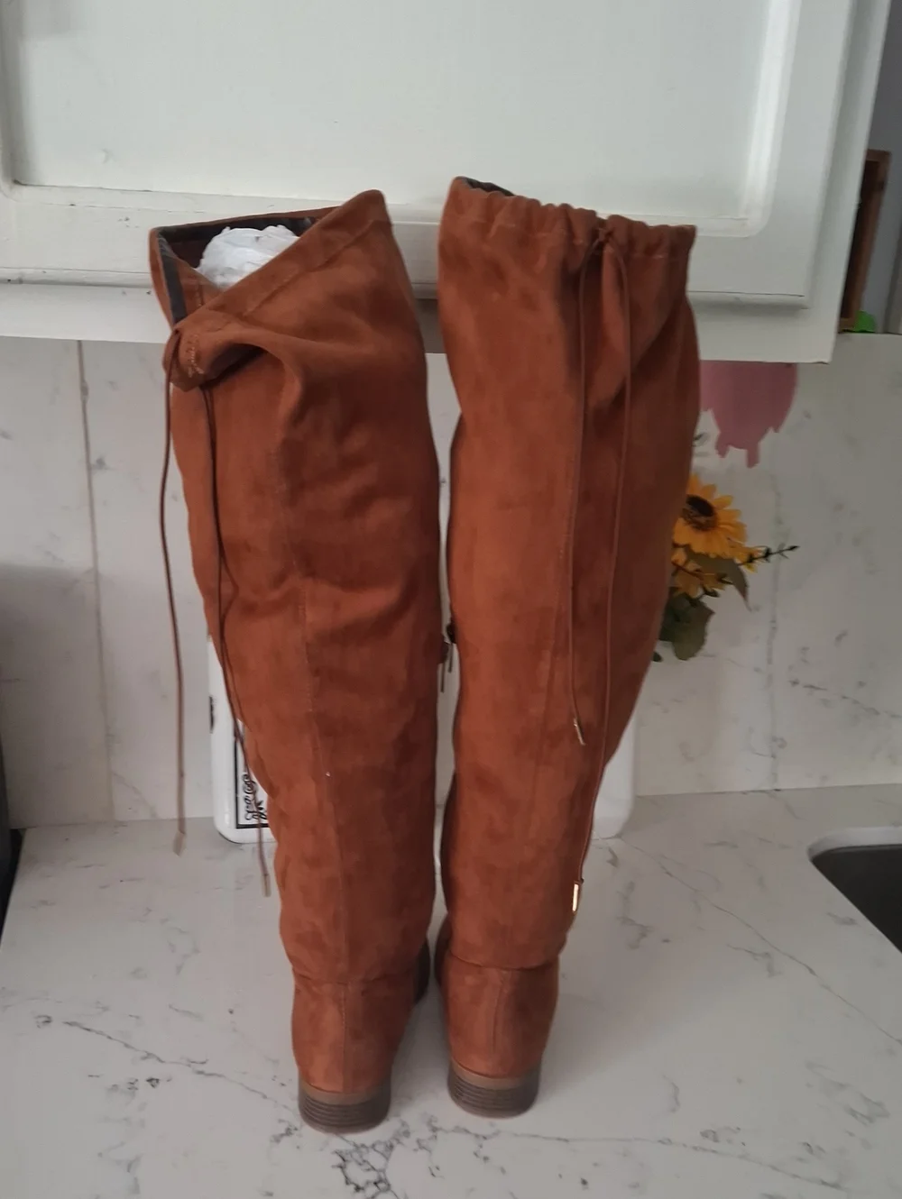 torrid Over-the-Knee Suede Boots in Rust